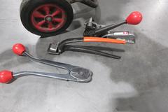 Signode DF-15 Metal Banding Cart with Band Ratchet, Crimper, Cutter