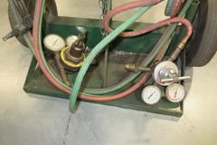 Oxy Acetylene Torch Cart with Torch, Tubing Regulators and Assorted Accessories