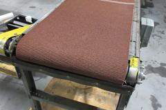 New London Engineering Adjustable Height, Motorized Conveyor Belt 24" x 72"
