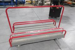 Rolling Panel Cart with Adjustable Dividers