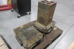 400mm Mazak HTC 400 Pallet and Pallet with Tombstonecity Square Tombstone 250mm x 250mm x 17.75" H