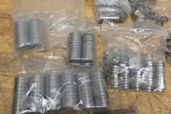Roller Bearings, Many Dozens New in Bags, Non-Sealed, 3 Sizes Maybe Others (1.18" x .672" x .275"), (.875" x .375" x .217"), (.865" x .317" x .275")