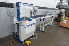 OMGA V235FNC Double Mitre Circular Saw, 90 Degree Fixed, FP2000 Programmable Work Stop, 350mm Blade
