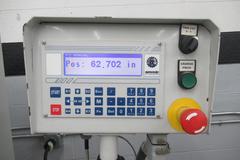 OMGA V235FNC Double Mitre Circular Saw, 90 Degree Fixed, FP2000 Programmable Work Stop, 350mm Blade