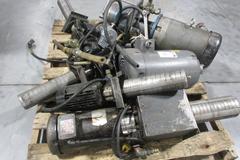 Coolant Pumps and Motors, Assorted Brands, Grundfos, Flair, Baldor