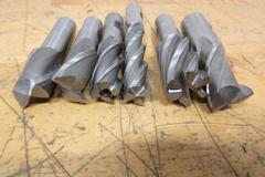 HSS End Mills, 2 Flute, 4 Flute, (1) Tapered