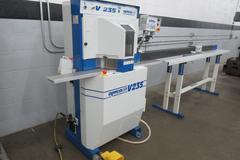 OMGA V235FNC Double Mitre Circular Saw, 90 Degree Fixed, FP2000 Programmable Work Stop, 350mm Blade