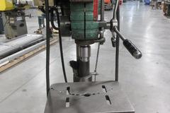 Powermatic Model 1150 15" Drill Press on Portable Rolling Stand, Wired Through Emerson VFD 120V Single Phase