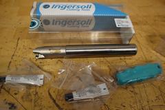 Ingersoll Indexable Square-Shoulder End Mill: 1TJ1F-10057S1R01, 8.13 mm Max Depth of Cut, 1" Dia Cylindrical Shank (2pcs) ***New In Packages***