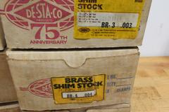 De-Sta-Co 6" Brass Shim Stock Rolls (6 Rolls) .001" - .005", Most Rolls Seem Fairly Full