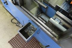 Mazak Quick Turn 10 CNC Turning Center with Mazatrol T-Plus CNC Control, 12 Tools, Tool Eye, Tailstock, Conveyor