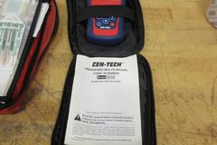 Cen-Tech 99722 ODBII Handheld Scanner with Cords, Instructions, Carry Case.  First Aid Travel Kit