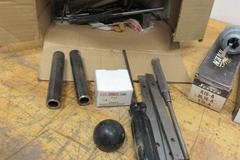 Sunnen Hone Stones, Adapter, Expander, Truing Sleeve and Box of Assorted Items