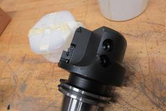 Guhring CAT50 Tool Holders 25.05mm = .986" End Mill Type, (3pcs), And (1) Komet CAT50 1.25" End Mill w/ Bore Chamfer Inserts ***New In Packages***