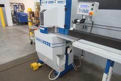 OMGA V235FNC Double Mitre Circular Saw, 90 Degree Fixed, FP2000 Programmable Work Stop, 350mm Blade