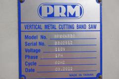 PRM RF66KB30, 7" x 12" Vertical Metal Cutting Band Saw, Variable Speed with Blade Welder/Cutter/Grinder, 110V Single Phase
