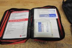 Cen-Tech 99722 ODBII Handheld Scanner with Cords, Instructions, Carry Case.  First Aid Travel Kit