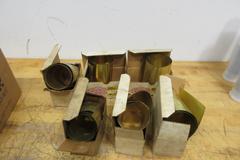 De-Sta-Co 6" Brass Shim Stock Rolls (6 Rolls) .001" - .005", Most Rolls Seem Fairly Full