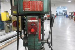 Powermatic Model 1150 15" Drill Press on Portable Rolling Stand, Wired Through Emerson VFD 120V Single Phase