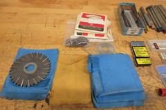 Milling and Lathe Tooling Lot, Brazed Stick Turning Tools, Reamers, HSS and Carbide Endmills, ER20 & 16 Tool Holders, Dovetail Cutters, Slitting Saws