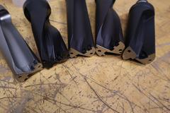 Komet ABS63 Shank Inserted Drill Bodies, (5pcs) Sizes 1.957", 2.125", 2.150", 2.347", 2.5" ***All New***