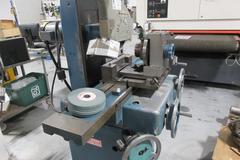 KO LEE S618 Manual Surface Grinder with Vacu-Guard Shield and Custom Spin Fixture