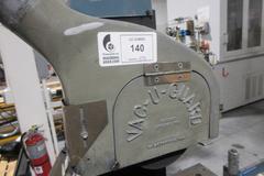 KO LEE S618 Manual Surface Grinder with Vacu-Guard Shield and Custom Spin Fixture