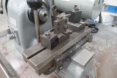 Hardinge HSL-5C Speed Lathe, Production Cross Slide, Lever Collet Closer, Metal Base