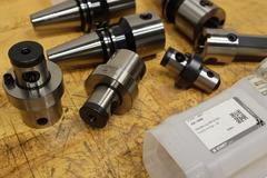 Komet A52 10160 CAT40 ABS63 Modular Tool Holders (3pcs) with Assorted ABS Adapters ***All New in Packages***