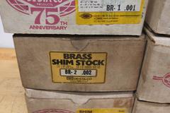 De-Sta-Co 6" Brass Shim Stock Rolls (6 Rolls) .001" - .005", Most Rolls Seem Fairly Full