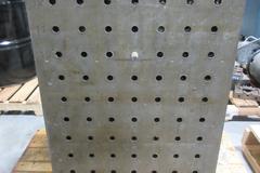 500mm Pallet, 16" x 16" Square Tombstone with Mounting Grid of Pin and Threaded Holes