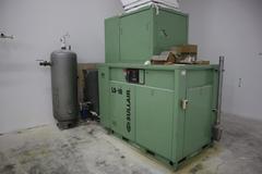 Sullair LS-16-75/A 75 HP Rotary Screw Air Compressor with Receiver Tank