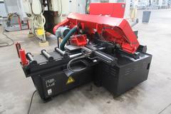 Amada HFA250W Programmable Automatic Horizontal Bandsaw, 10" Round Cap, 1" Blade, Vbl Speed, Chip Auger