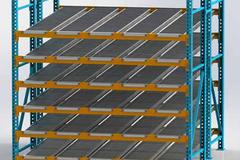 Engineered Products Selectrak Roller Conveyor Sections and Mounting Brackets,  Can Be Mounted On Pallet Racking