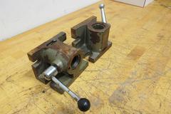 5C Collet Closer Fixtures (2pcs), Vertical or Horizontal Mount, Manual Lever Closing