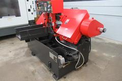 Amada HFA250W Programmable Automatic Horizontal Bandsaw, 10" Round Cap, 1" Blade, Vbl Speed, Chip Auger