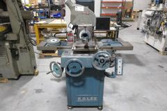 KO LEE S618 Manual Surface Grinder with Vacu-Guard Shield and Custom Spin Fixture