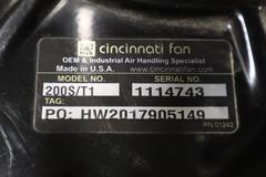 Cincinnati Fan 200S/T1 55 Gal Barrell Dust Collector