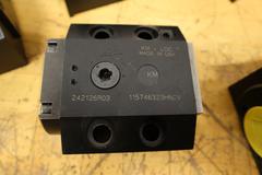 Kennametal KM-LOC Mori 35mm x 76mm Bolt On Tool Block, (7 Holders) Uses KM40 Quick Change Tool Heads