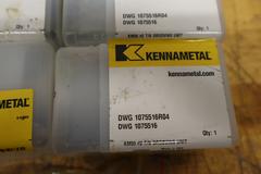 Kennametal DWG 1075516R04 KM50 # 2 Grooving Heads (7pcs), Fit on KM-LOC Quick Change Tool Holders *** All New In Packages***