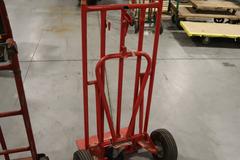 2 Wheel Dolly Moving Carts, (2 pcs) (1) With Pnuematic Tires, (1) Solid Rubber Tire