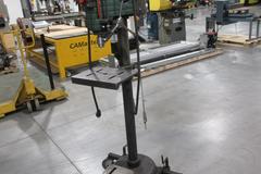 Powermatic Model 1150 15" Drill Press on Portable Rolling Stand, Wired Through Emerson VFD 120V Single Phase