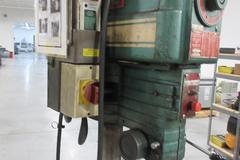 Powermatic Model 1150 15" Drill Press on Portable Rolling Stand, Wired Through Emerson VFD 120V Single Phase
