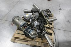 Coolant Pumps and Motors, Assorted Brands, Grundfos, Flair, Baldor