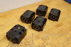 Kennametal KM-LOC Mori 35mm x 76mm Bolt On Tool Block, (5 Holders) Uses KM50 Quick Change Tool Heads