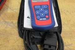 Cen-Tech 99722 ODBII Handheld Scanner with Cords, Instructions, Carry Case.  First Aid Travel Kit