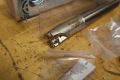 Ingersoll Indexable Square-Shoulder End Mill: 1TJ1F-10057S1R01, 8.13 mm Max Depth of Cut, 1" Dia Cylindrical Shank (2pcs) ***New In Packages***