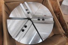6" 3-Jaw Chuck Serrated Aluminum Pie Jaw Sets, (4 sets) New Unused, 6-RKT-4205A