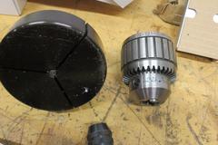 Haas 09-0051 40 Taper Spindle Wiper Set, New Jacobs #14N Keyed Chuck and Keys, Chick 2" Vise Jaws, 5C Emergency Collet, South Bend Lathe Cross Slide Feed Nuts