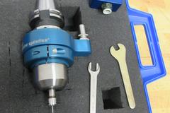 Air Turbine Spindle, CAT40 DT Series High Speed Air Spindle in Protective Case with Tubing and Regulator